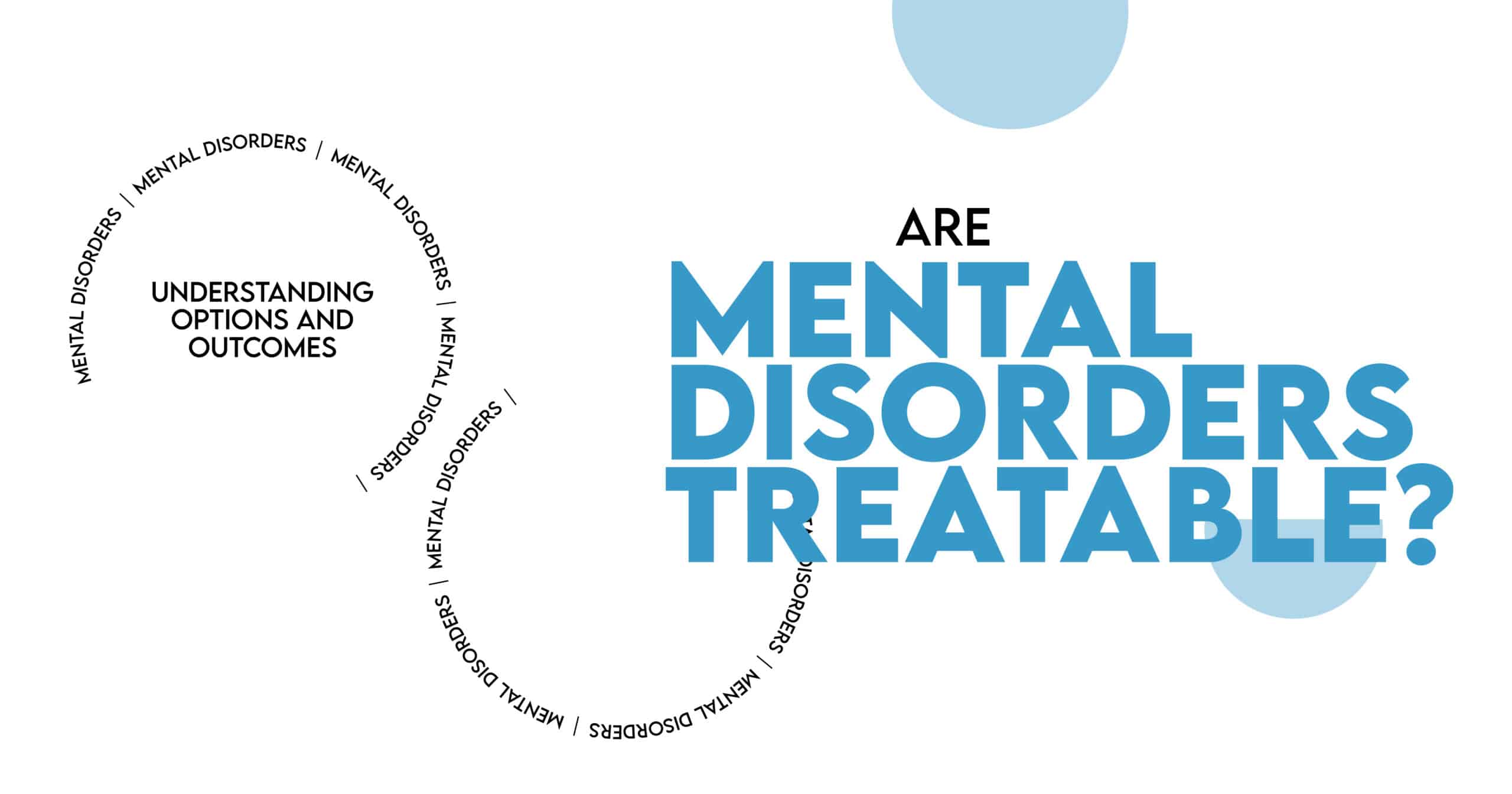 are mental disorders treatable