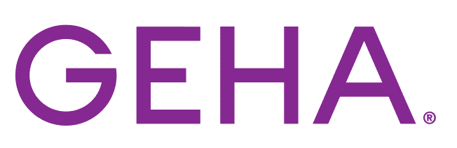 geha-logo-1webp - La Jolla Mental Health GEHA logo in purple text on a black background